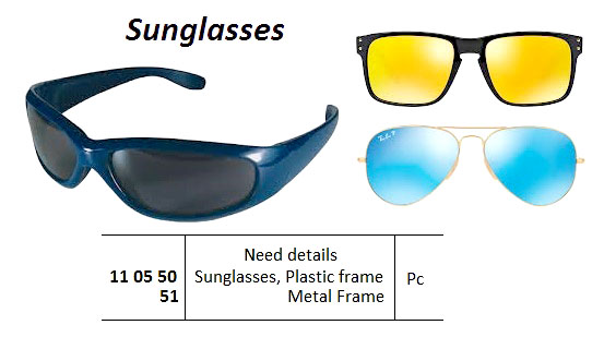 SUNGLASSES METAL FRAME