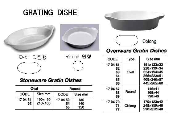 GRATIN DISH OVENWARE OBLONG, 179X123X42MM