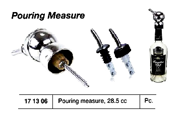 POURING MEASURE 28.5CC