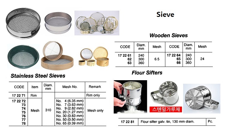FLOUR SIFTER GALV TIN, DIAM 130MM