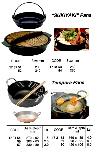 TEMPURA PAN STEEL 270MM DIAM