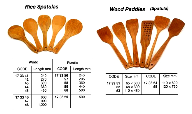 WOOD PADDLE (SPATULA), OVERALL 300MM