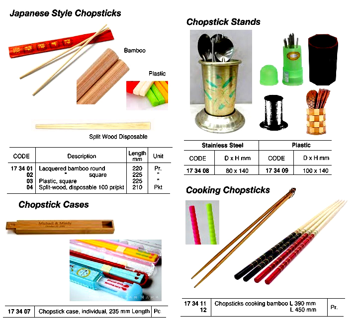 CHOPSTICKS CASE INDIVIDUAL, 235MM LENGTH
