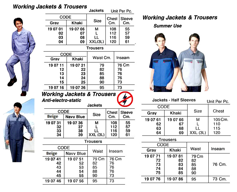 JACKET WORKING COTTON GRAY L