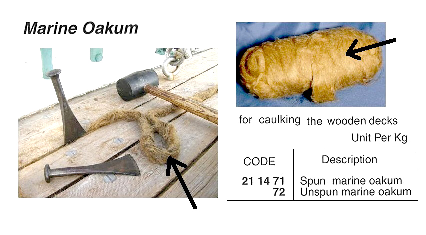 OAKUM MARINE SPUN