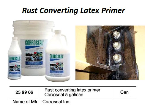 CORROSEAL RUST CONVERTING, LATEX PRIMER 5GALL/CAN