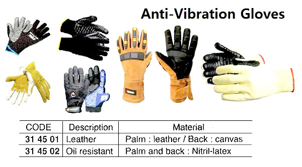 GLOVES ANTI-VIBRATION LEATHER