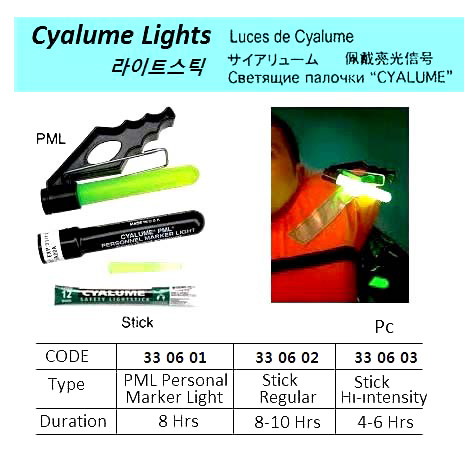 CYALUME LIGHT STICK, HI-INTENSITY TYPE