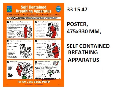 POSTER SELF CONTAINED BREATH, APPARATUS #1047W 475X330MM