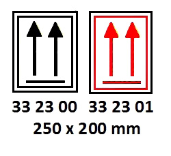 LABEL ORIENTATION BLACK, #2300LK 250X200MM