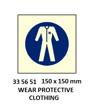 SIGN WHITE VINYL SELF ADHESIVE, #5651 150X150MM PROTECT CLOTH