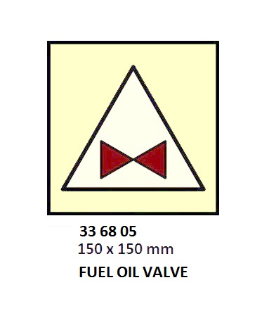 FIRE CONTROL SYMBOL ISO 17631, FUEL OIL VALVE RMT CONTROL