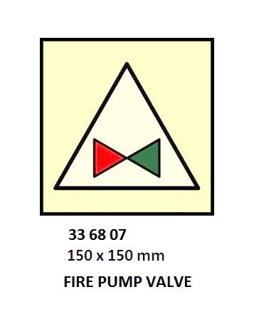 FIRE CONTROL SYMBOL ISO 17631, FIRE PUMP VALVE RMT CONTROL