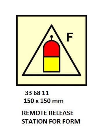 FIRE CONTROL SYMBOL ISO 17631, REMOTE RELEASE STATION F/FOAM