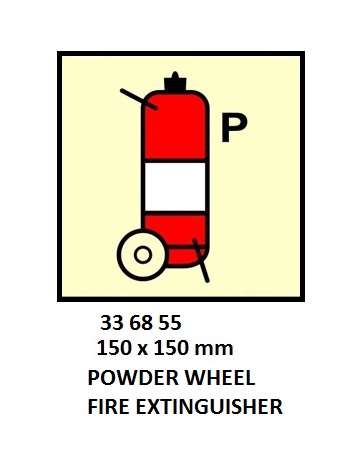FIRE CONTROL SYMBOL ISO 17631, POWDER WHELD FIRE EXTINGUISHER