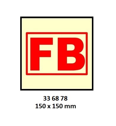 FIRE CONTROL SYMBOL ISO 17631, FIRE BLANKET 150X150MM