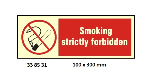 SIGN WHITE VINYL SELF ADHESIVE, #8531 100X300MM