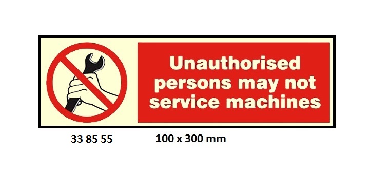 SIGN WHITE VINYL SELF ADHESIVE, #8555 100X300MM