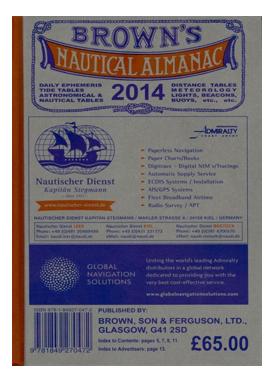 ALMANAC BROWN`S NAUTICAL