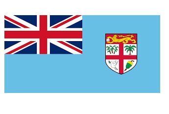 FLAG NATIONAL 2`X 3` BUNTING, FIJI