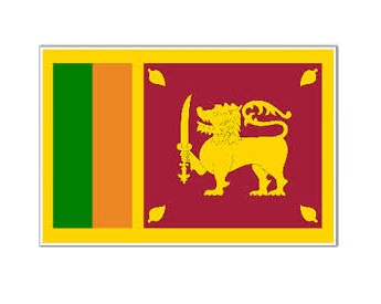FLAG NATIONAL 2`X 3` BUNTING, SRI LANKA