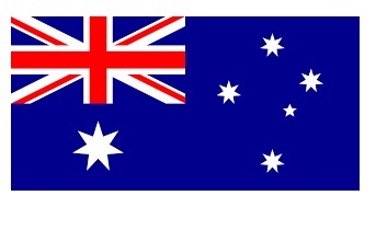 FLAG NATIONAL 3`X 4` BUNTING, AUSTRALIA