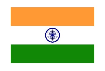 FLAG NATIONAL 2`X 3` BUNTING, INDIA
