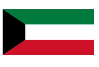 FLAG NATIONAL 2`X 3` BUNTING, KUWAIT