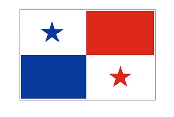 FLAG NATIONAL 2`X 3` BUNTING, PANAMA