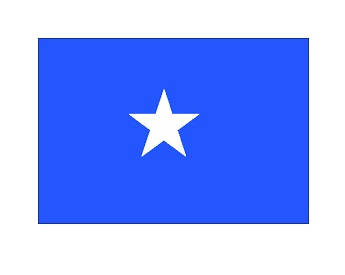 FLAG NATIONAL 2`X 3` BUNTING, SOMALIA