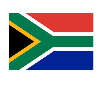 FLAG NATIONAL 2`X 3` BUNTING, SOUTH AFRICA