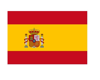 FLAG NATIONAL 2`X 3` BUNTING, SPAIN