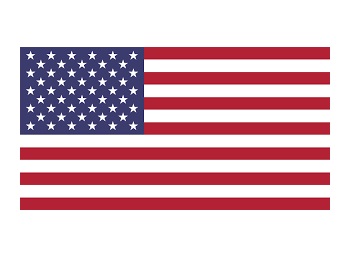 FLAG NATIONAL 2`X 3` BUNTING, UNITED STATE OF AMERICA