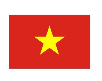 FLAG NATIONAL 2`X 3` BUNTING, VIETNAM