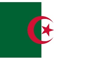 FLAG NATIONAL 3`X 4` BUNTING, ALGERIA