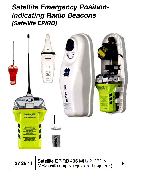 SATELLITE EPIRB, 406MHZ/121.5MHZ