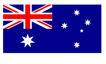 FLAG NATIONAL 2`X 3` BUNTING, AUSTRALIA