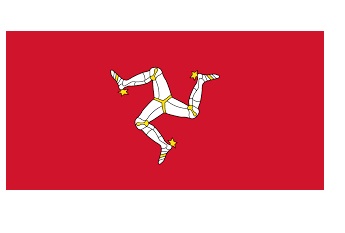 FLAG REGIONAL 2`X 3` BUNTING, ISLE OF MAN