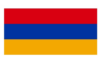FLAG NATIONAL 3`X 4` BUNTING, ARMENIA