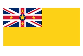 FLAG NATIONAL 3`X 4` BUNTING, NIUE