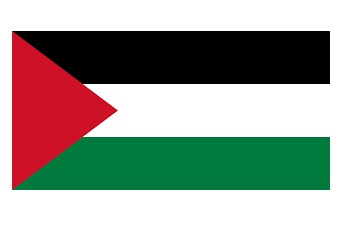 FLAG REGIONAL 3`X 4` BUNTING, PALESTINE