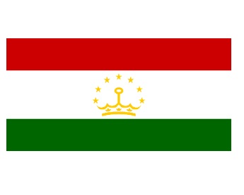 FLAG NATIONAL 3`X 4` BUNTING, TAJIKISTAN