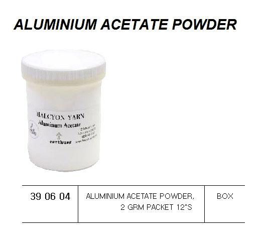 ALUMINIUM ACETATE POWDER, 2GRM PACKET 12`S
