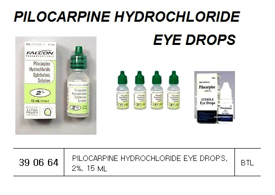 PILOCARPINE HYDROCHLORIDE EYE, DROP 2% 15ML