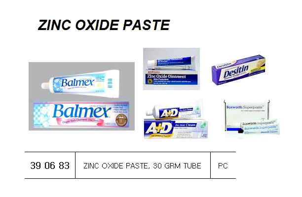 ZINC OXIDE PASTE 30GRM TUBE