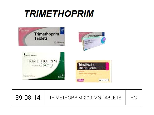 TRIMETHOPRIM 200MG TABLET, FOR U.K. SHIPS