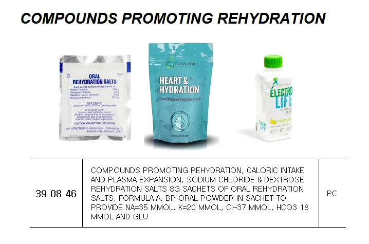 SODIUM CHLORIDE & DEXTROSE, REHYDRATION SALT 8G SACHETS