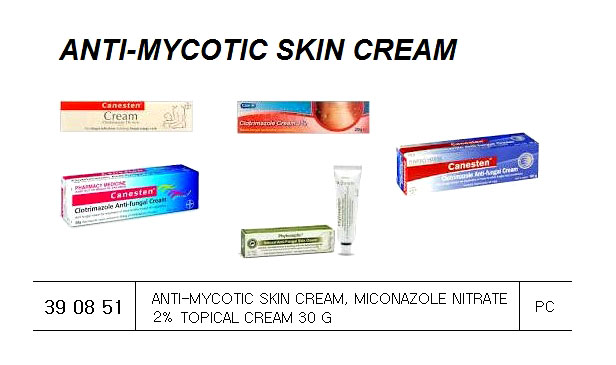 MICONAZOLE NITRATE 2%, TOPICAL CREAM 30G FOR U.K.