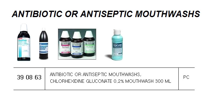CHLORHEXIDINE GLUCONATE 0.2%, MOUTHWASH 30ML