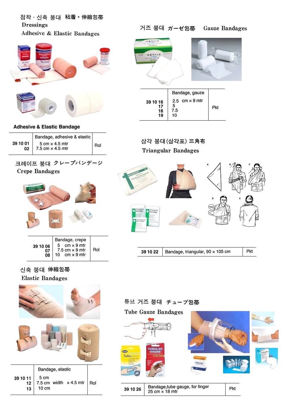 BANDAGE ADHESIVE & ELASTIC, 5CMX4.5MTR
